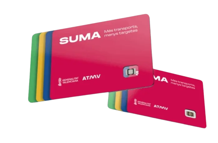 Tarjetas de transporte SUMA de la ATMV